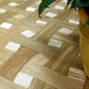Basketweave Wood Parquet Flooring