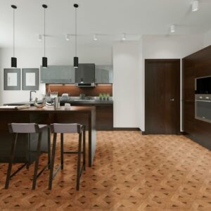 Modern Hexagon Wood Parquet Flooring