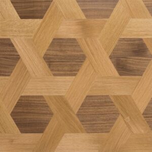 Triaxial Woven Wood Parquet Flooring