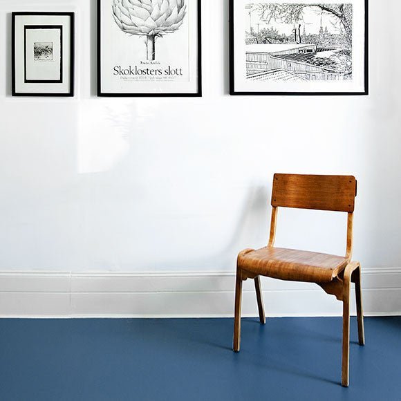 Stoke Newington Blue rubber flooring