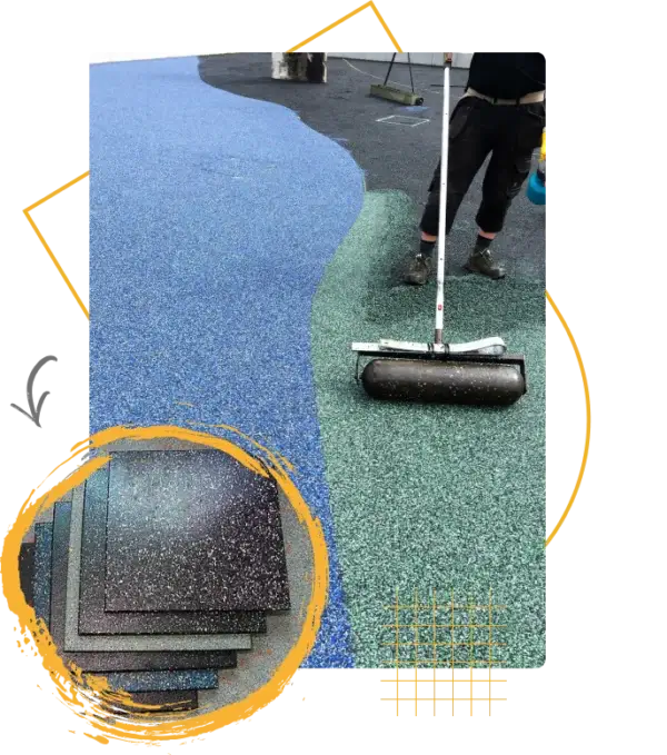 Vibrant EPDM Flooring
