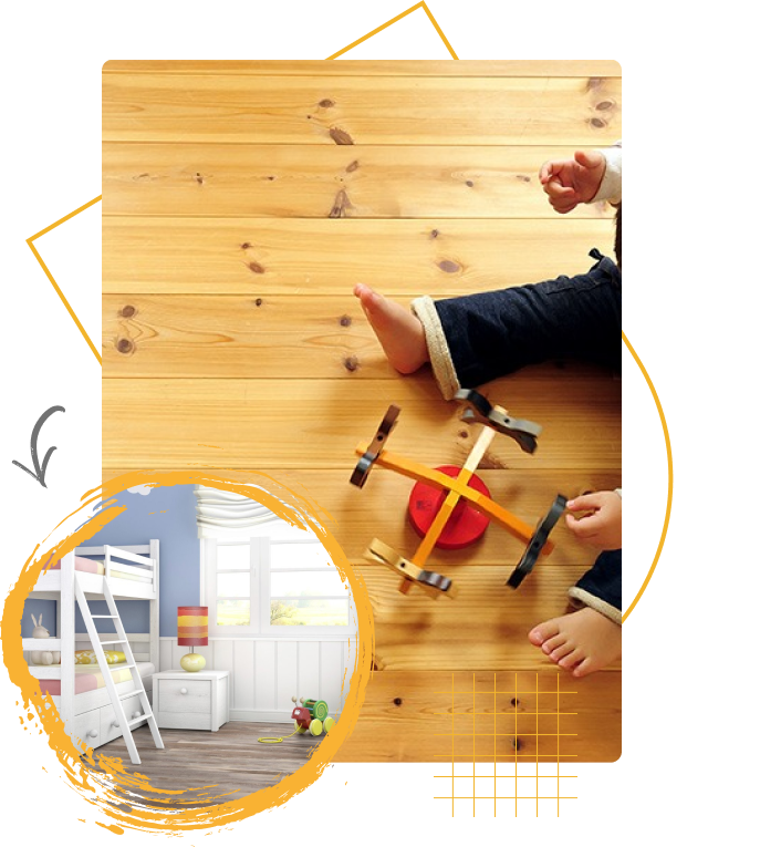 Kids room flooring