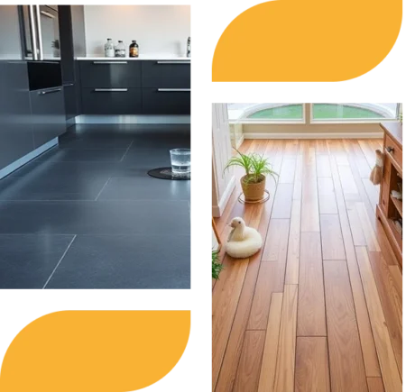 SPC flooring with underlayment