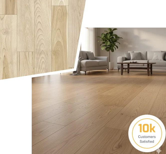 Scratch resistant SPC flooring