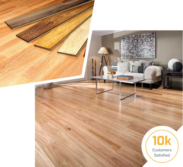 Solid hardwood flooring