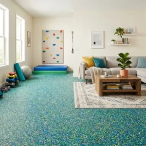 Colored EPDM Flooring for Indoor Recreation Areas