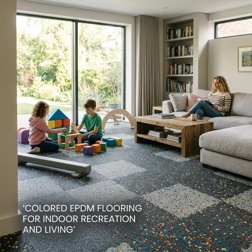 Colored EPDM Flooring for Indoor Recreation Areas - Image 2